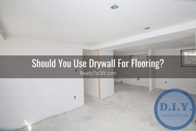 House renovation with drywall flooring