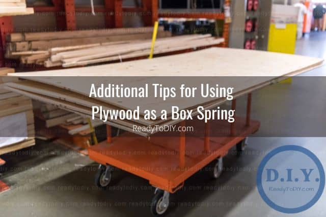 Can You Use Plywood for a Box Spring? - Ready To DIY