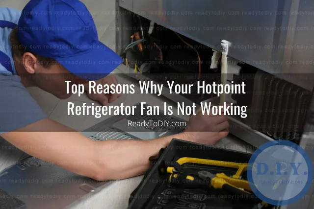 Man fixing the refrigerator