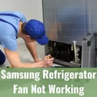 Man fixing the refrigerator