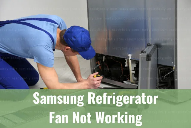 Man fixing the refrigerator
