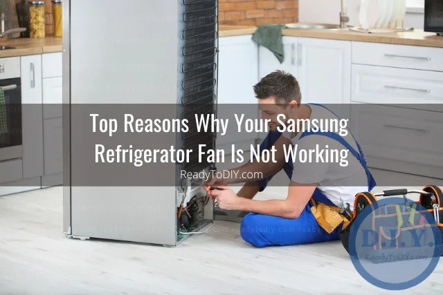 Man fixing the refrigerator