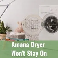 White modern dryer