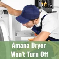 White modern dryer