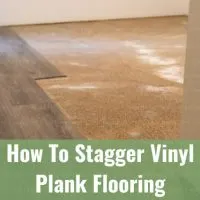 Vinyl floor plank