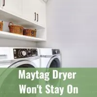 White modern dryer