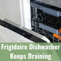 dishwasher in the kitchen