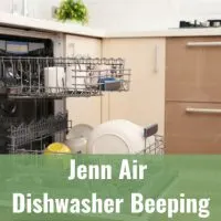 dishwasher in the kitchen