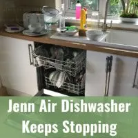 dishwasher in the kitchen