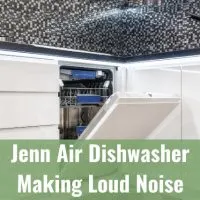dishwasher in the kitchen