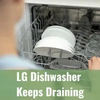 dishwasher in the kitchen