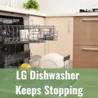 dishwasher in the kitchen