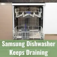 dishwasher in the kitchen