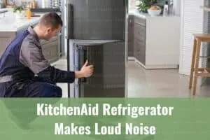 white refrigerator in the kitchen