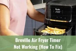 Black air fryer