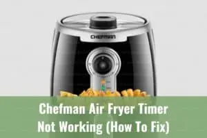 Black air fryer