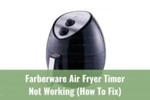 Black air fryer