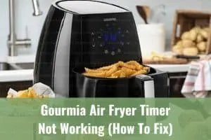 Black air fryer