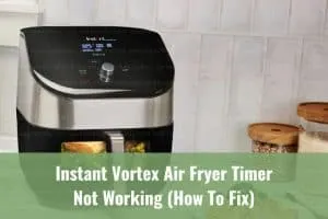 Black air fryer