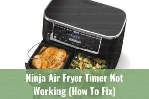 Black air fryer