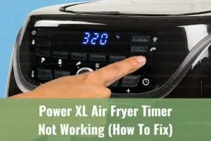Black air fryer