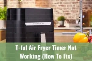 Black air fryer